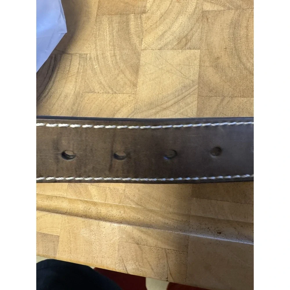 Ariat Men's Leather belt So 34 Brighton Limited Edition‎ Buckle 2007 Western